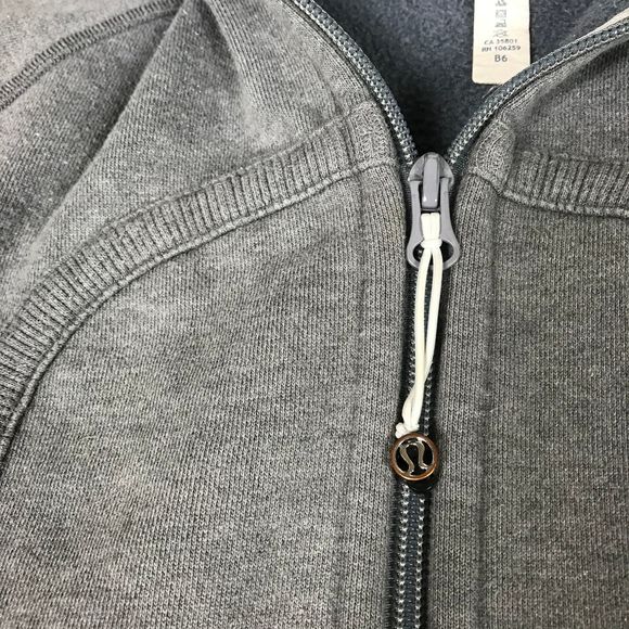 Lululemon scuba gray sparkle hoodie jacket - Picture 3 of 9